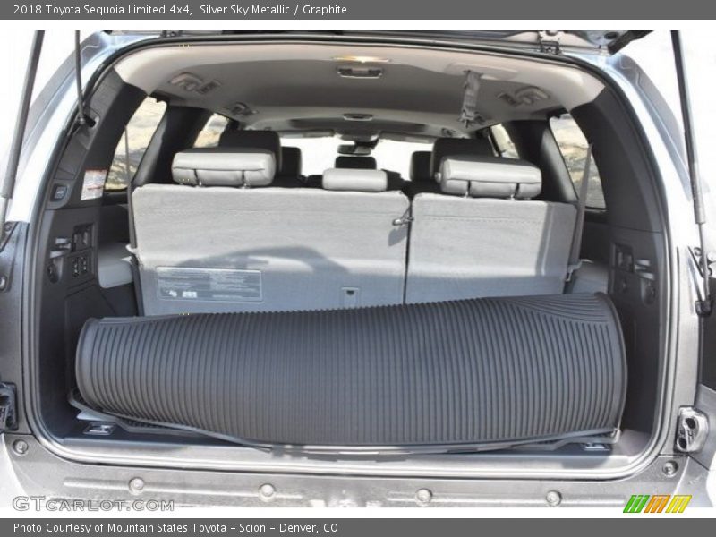 Silver Sky Metallic / Graphite 2018 Toyota Sequoia Limited 4x4