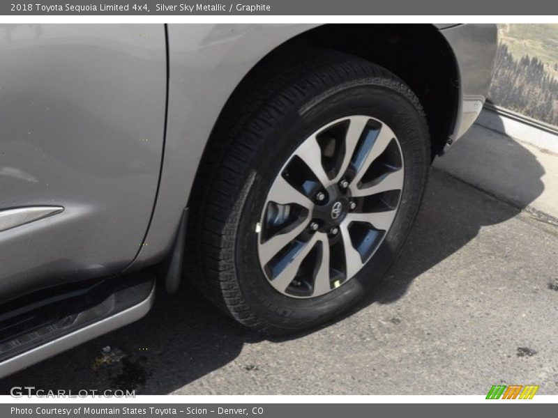 Silver Sky Metallic / Graphite 2018 Toyota Sequoia Limited 4x4
