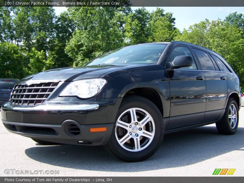 Brilliant Black / Pastel Slate Gray 2007 Chrysler Pacifica Touring