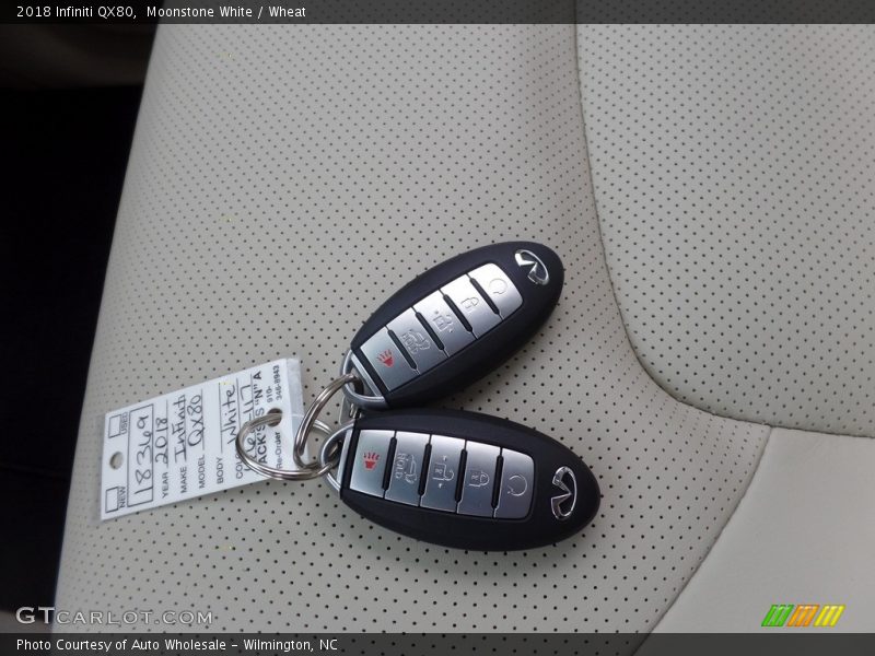 Keys of 2018 QX80 