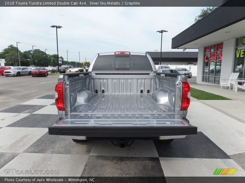Silver Sky Metallic / Graphite 2018 Toyota Tundra Limited Double Cab 4x4