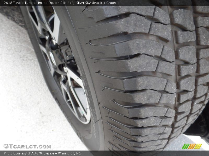 Silver Sky Metallic / Graphite 2018 Toyota Tundra Limited Double Cab 4x4
