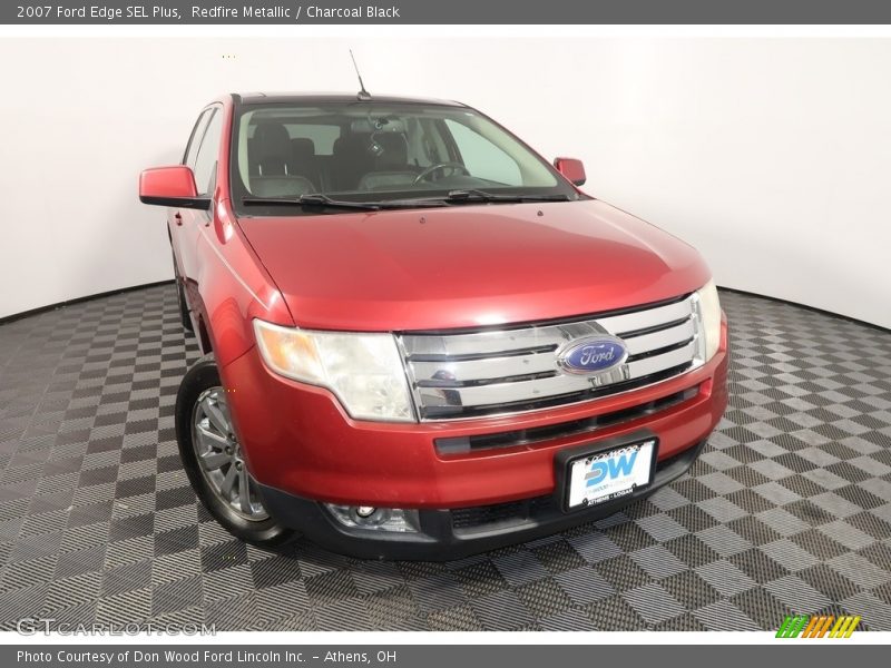 Redfire Metallic / Charcoal Black 2007 Ford Edge SEL Plus