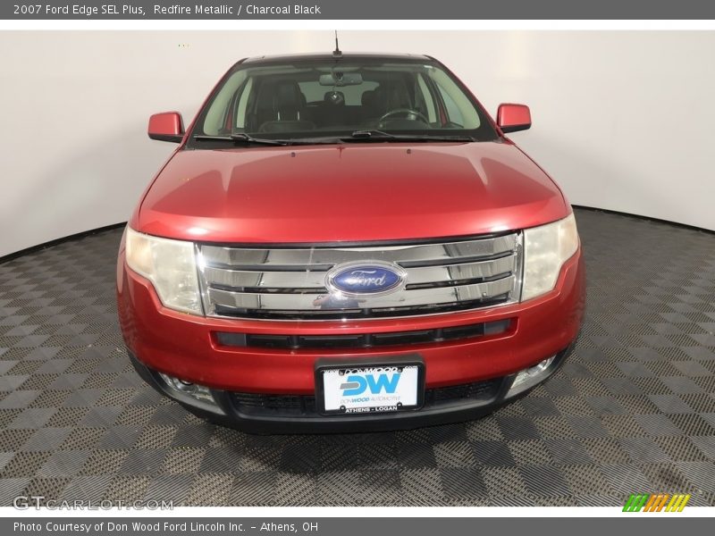 Redfire Metallic / Charcoal Black 2007 Ford Edge SEL Plus