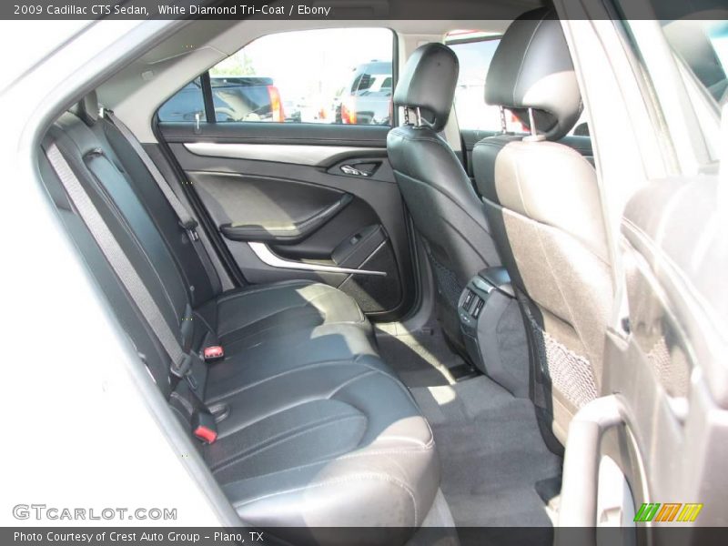 White Diamond Tri-Coat / Ebony 2009 Cadillac CTS Sedan