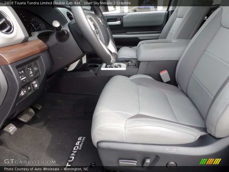 Front Seat of 2018 Tundra Limited Double Cab 4x4
