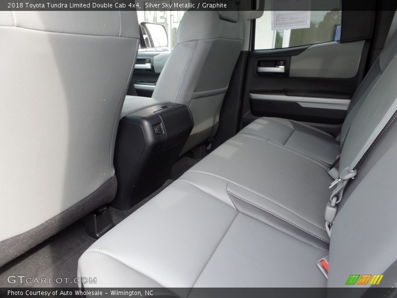 Rear Seat of 2018 Tundra Limited Double Cab 4x4