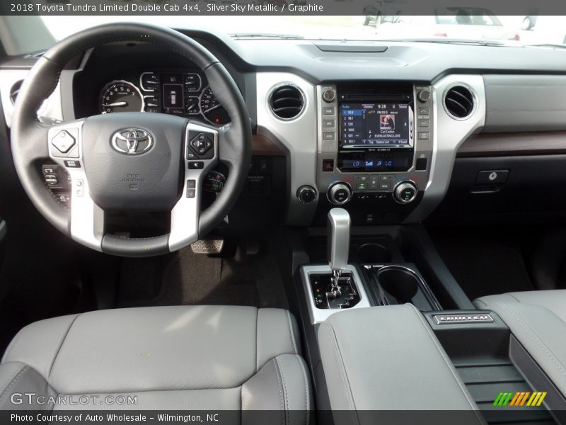 Silver Sky Metallic / Graphite 2018 Toyota Tundra Limited Double Cab 4x4