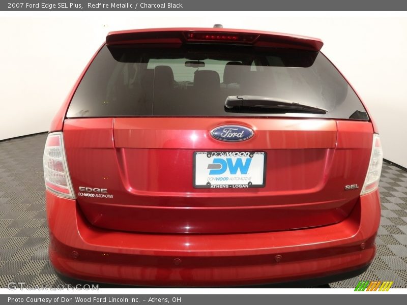 Redfire Metallic / Charcoal Black 2007 Ford Edge SEL Plus