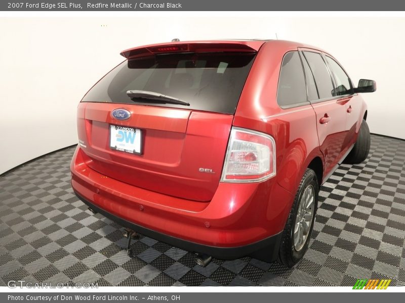 Redfire Metallic / Charcoal Black 2007 Ford Edge SEL Plus