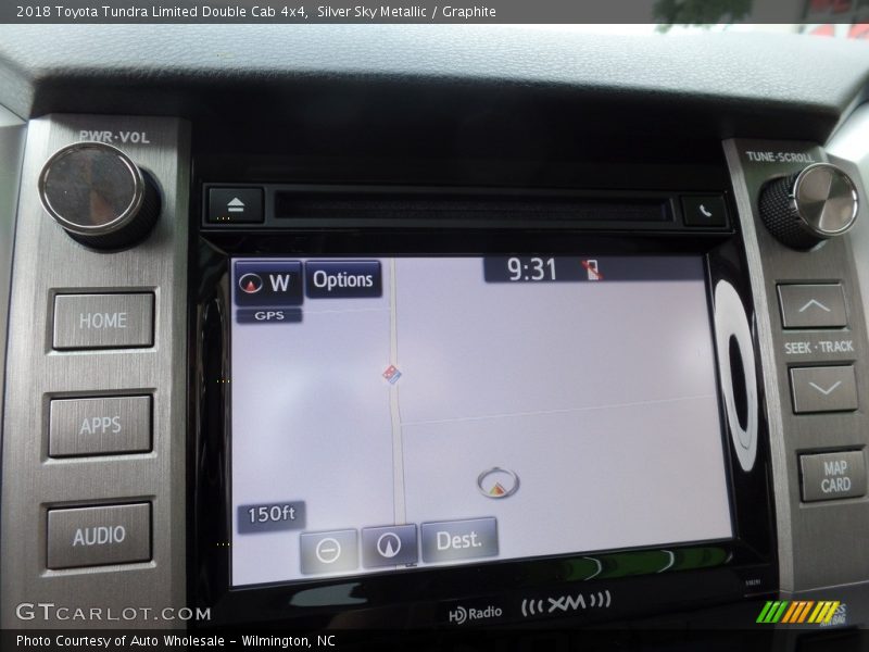 Navigation of 2018 Tundra Limited Double Cab 4x4