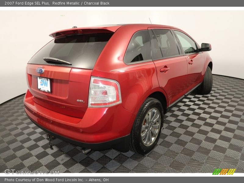 Redfire Metallic / Charcoal Black 2007 Ford Edge SEL Plus