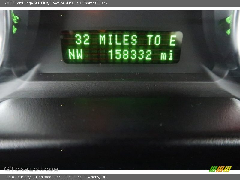 Redfire Metallic / Charcoal Black 2007 Ford Edge SEL Plus
