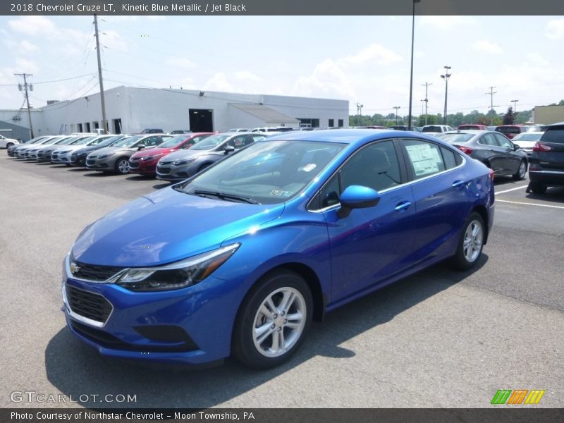 Kinetic Blue Metallic / Jet Black 2018 Chevrolet Cruze LT