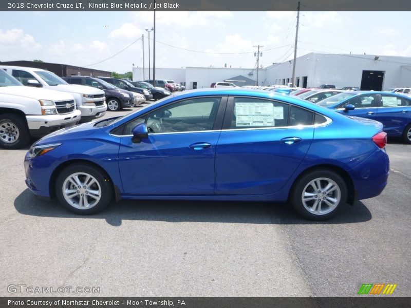 Kinetic Blue Metallic / Jet Black 2018 Chevrolet Cruze LT
