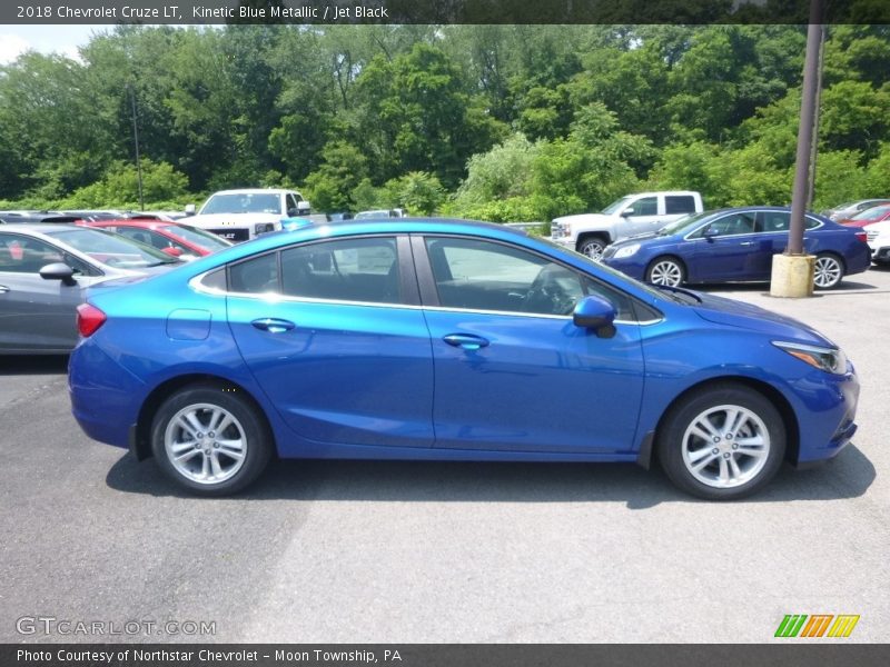 Kinetic Blue Metallic / Jet Black 2018 Chevrolet Cruze LT