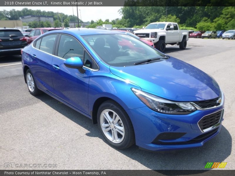 Kinetic Blue Metallic / Jet Black 2018 Chevrolet Cruze LT