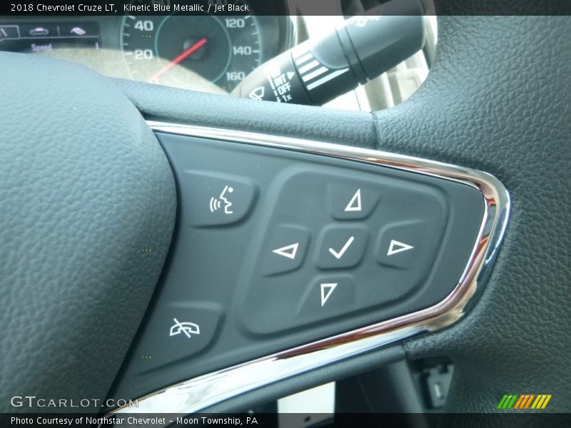 Kinetic Blue Metallic / Jet Black 2018 Chevrolet Cruze LT