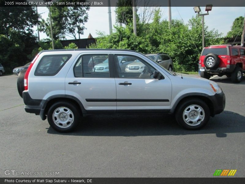 Satin Silver Metallic / Black 2005 Honda CR-V LX 4WD