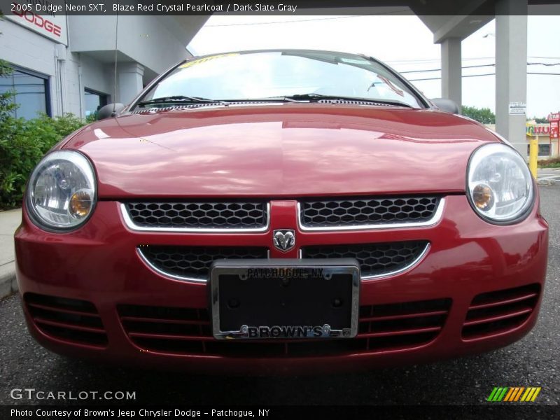 Blaze Red Crystal Pearlcoat / Dark Slate Gray 2005 Dodge Neon SXT