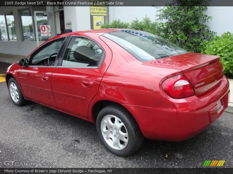 Blaze Red Crystal Pearlcoat / Dark Slate Gray 2005 Dodge Neon SXT