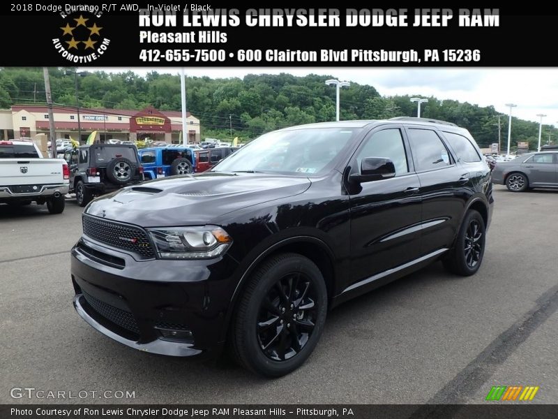 In–Violet / Black 2018 Dodge Durango R/T AWD