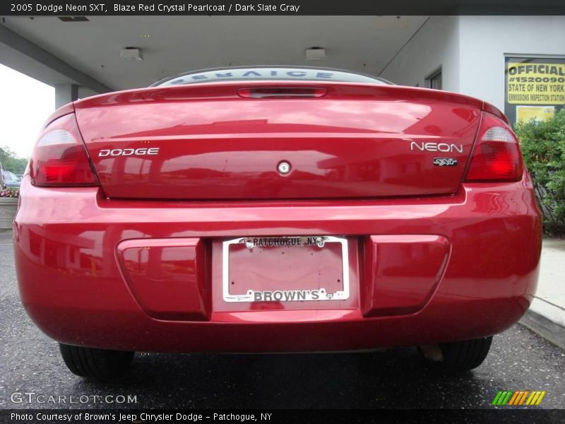 Blaze Red Crystal Pearlcoat / Dark Slate Gray 2005 Dodge Neon SXT