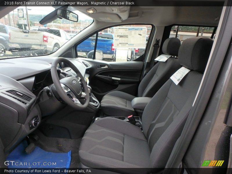 Magnetic / Charcoal Black 2018 Ford Transit Connect XLT Passenger Wagon