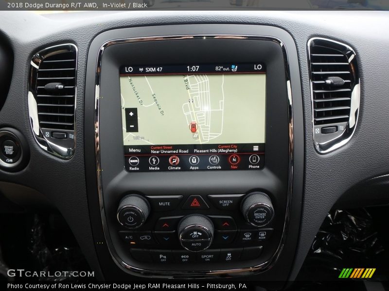 In–Violet / Black 2018 Dodge Durango R/T AWD