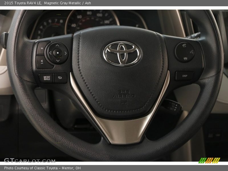 Magnetic Gray Metallic / Ash 2015 Toyota RAV4 LE