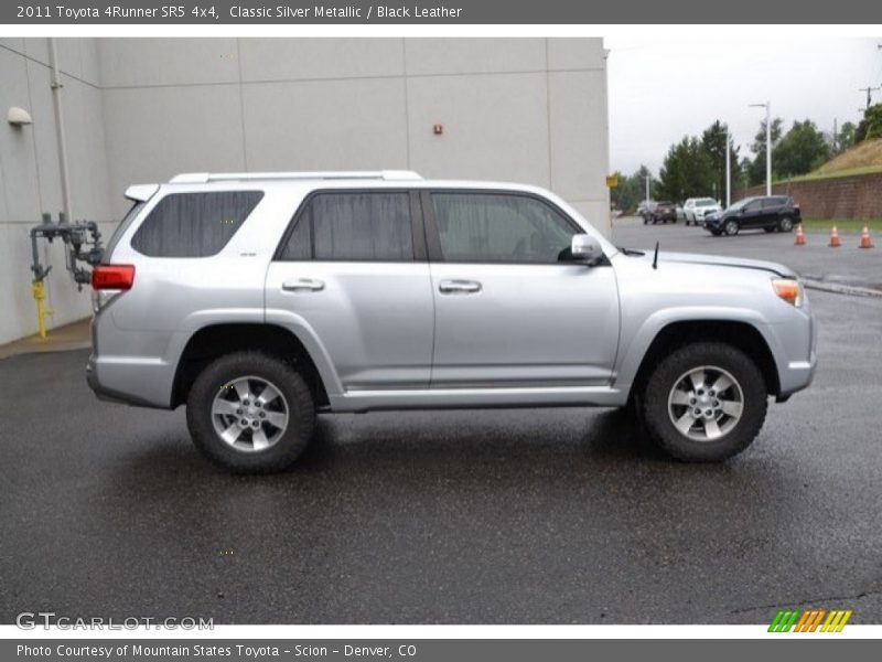 Classic Silver Metallic / Black Leather 2011 Toyota 4Runner SR5 4x4