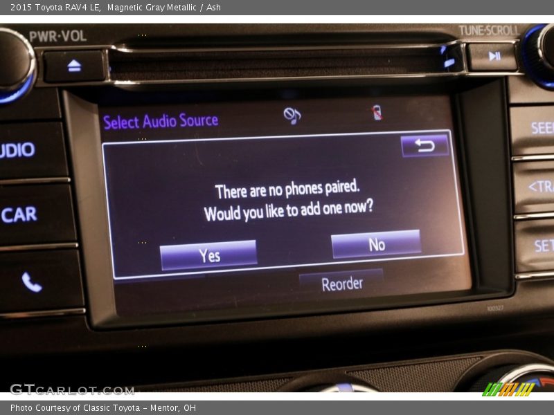 Magnetic Gray Metallic / Ash 2015 Toyota RAV4 LE