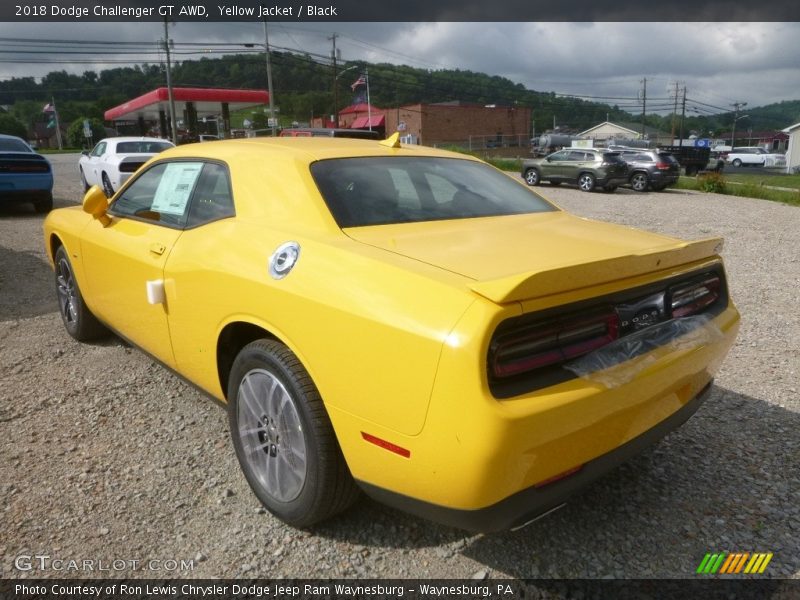 Yellow Jacket / Black 2018 Dodge Challenger GT AWD