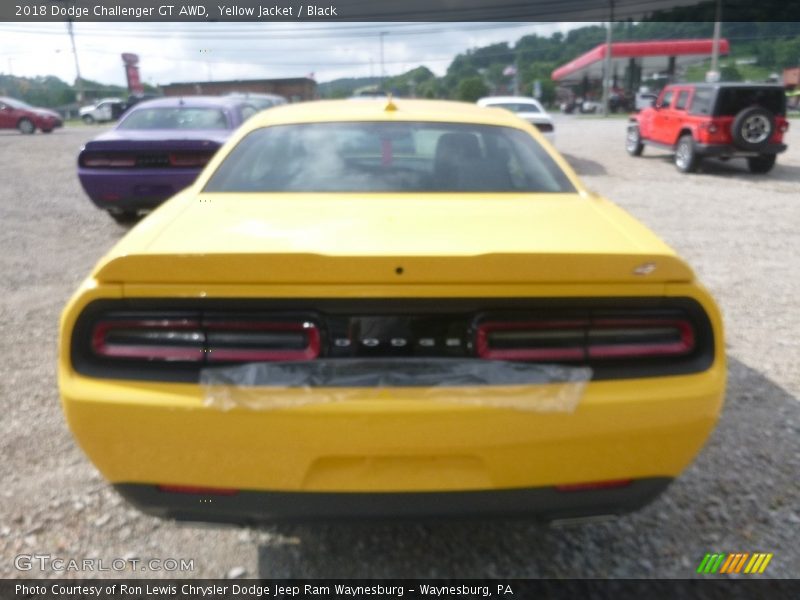 Yellow Jacket / Black 2018 Dodge Challenger GT AWD