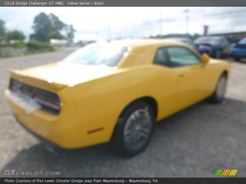 Yellow Jacket / Black 2018 Dodge Challenger GT AWD