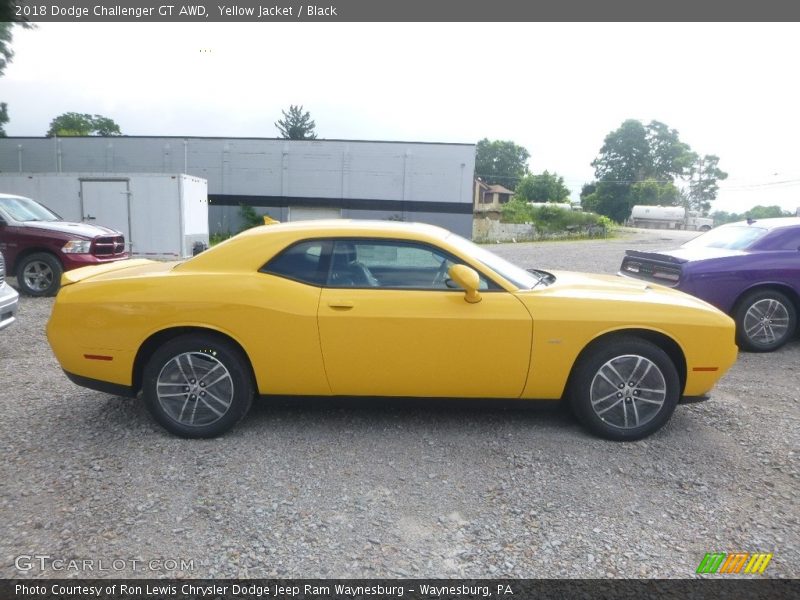 Yellow Jacket / Black 2018 Dodge Challenger GT AWD