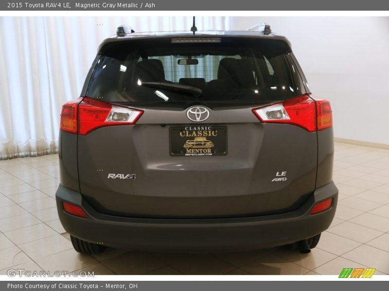 Magnetic Gray Metallic / Ash 2015 Toyota RAV4 LE