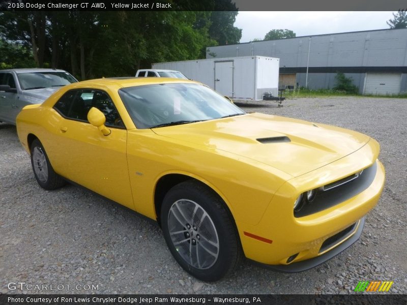 Yellow Jacket / Black 2018 Dodge Challenger GT AWD