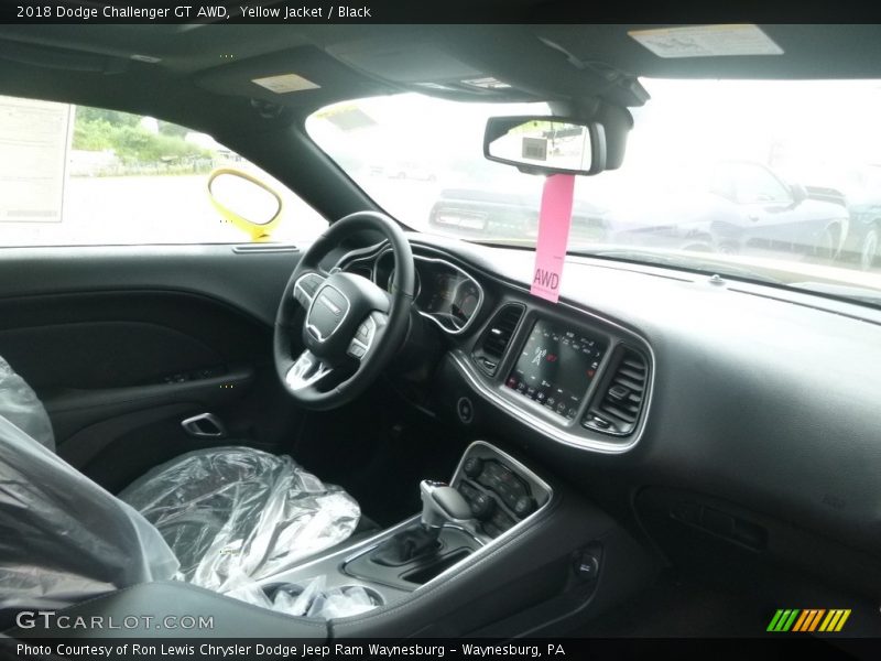 Yellow Jacket / Black 2018 Dodge Challenger GT AWD