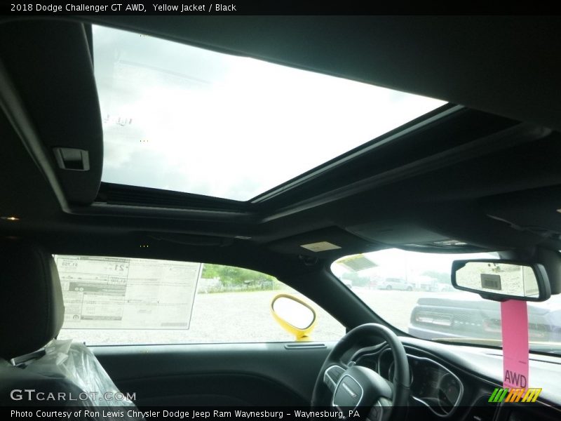 Yellow Jacket / Black 2018 Dodge Challenger GT AWD