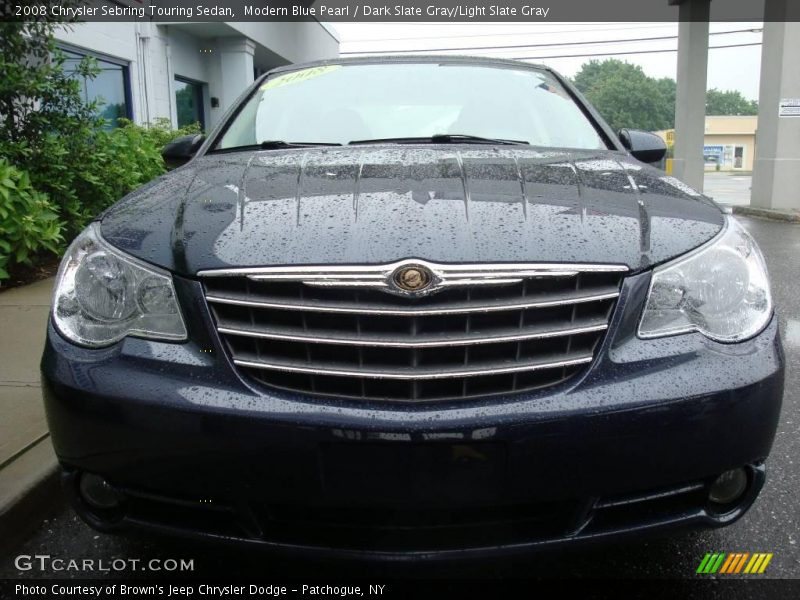Modern Blue Pearl / Dark Slate Gray/Light Slate Gray 2008 Chrysler Sebring Touring Sedan