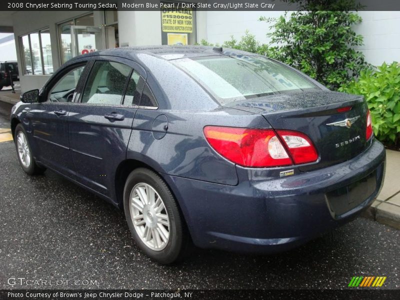 Modern Blue Pearl / Dark Slate Gray/Light Slate Gray 2008 Chrysler Sebring Touring Sedan