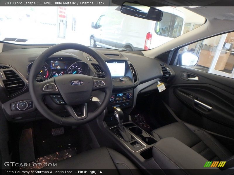 Blue Metallic / Charcoal Black 2018 Ford Escape SEL 4WD