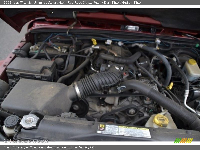 Red Rock Crystal Pearl / Dark Khaki/Medium Khaki 2008 Jeep Wrangler Unlimited Sahara 4x4
