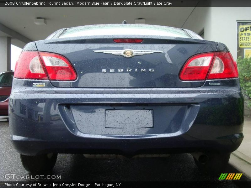 Modern Blue Pearl / Dark Slate Gray/Light Slate Gray 2008 Chrysler Sebring Touring Sedan