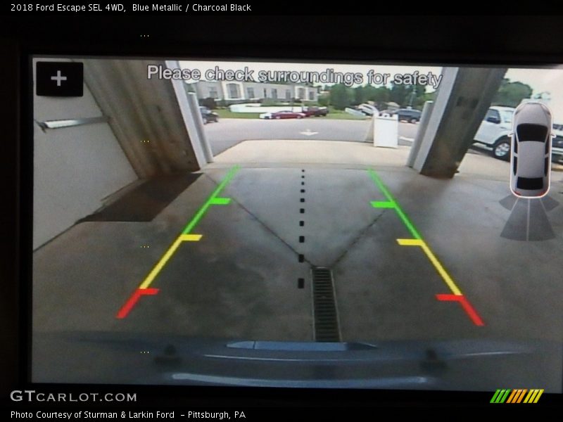 Blue Metallic / Charcoal Black 2018 Ford Escape SEL 4WD