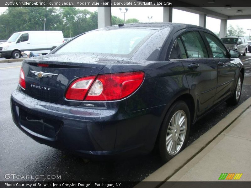 Modern Blue Pearl / Dark Slate Gray/Light Slate Gray 2008 Chrysler Sebring Touring Sedan