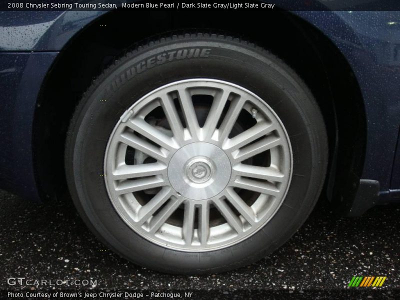 Modern Blue Pearl / Dark Slate Gray/Light Slate Gray 2008 Chrysler Sebring Touring Sedan