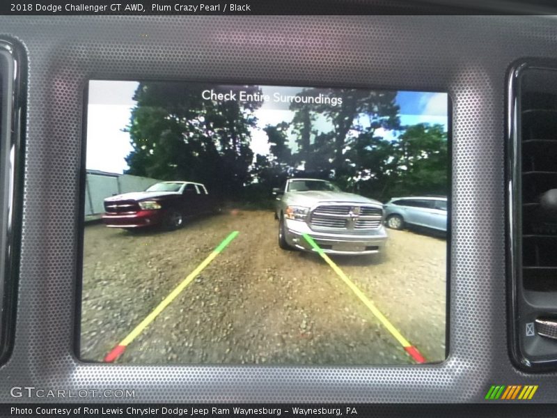 Plum Crazy Pearl / Black 2018 Dodge Challenger GT AWD