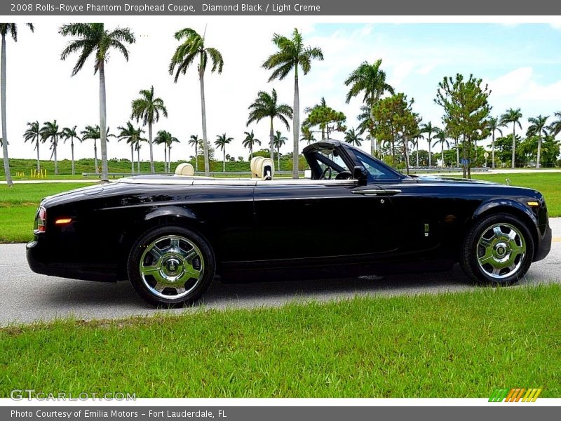 Diamond Black / Light Creme 2008 Rolls-Royce Phantom Drophead Coupe
